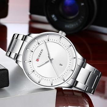 Reloj Curren Caballero 8347 +Esfero curren +Bolsa de Regalo
