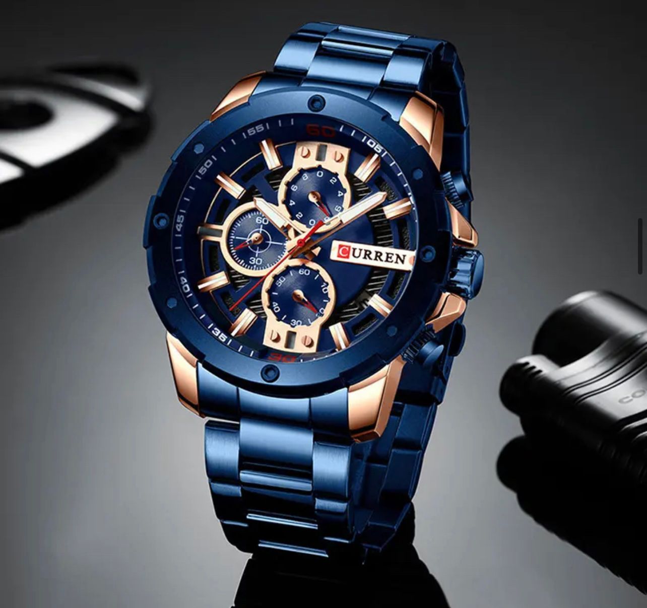 Reloj de Hombre Curren 8336 + Esfero Curren+ Bolsa de Regalo
