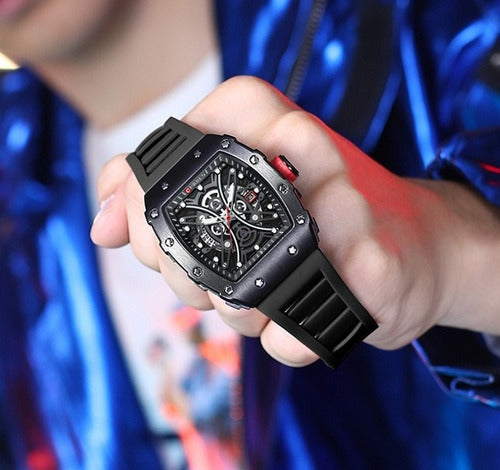 Reloj de Hombre Curren 8438 + Esfero Curren+ Bolsa de Regalo