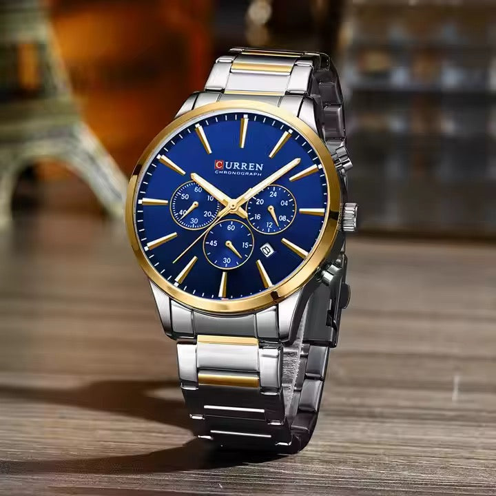 Reloj de Hombre Curren 8435 + Esfero Curren+ Bolsa de Regalo