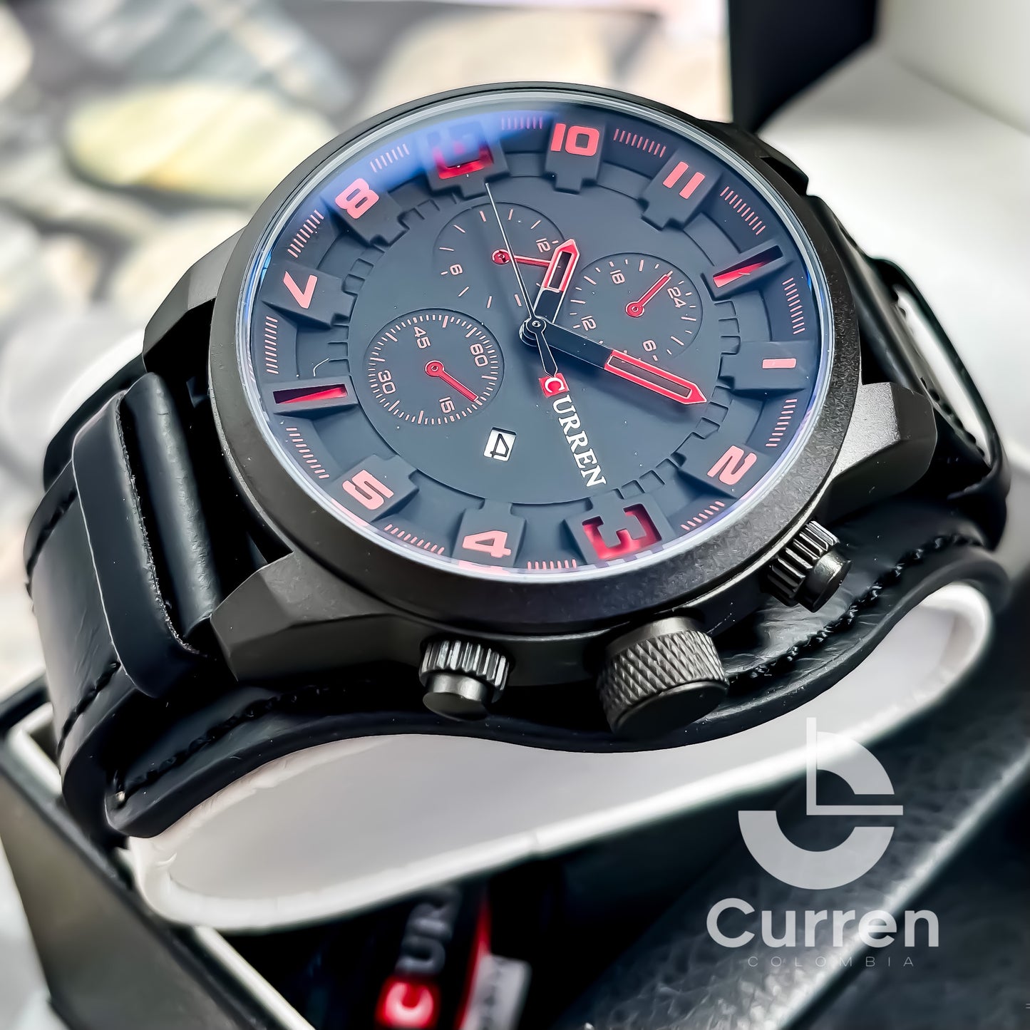 Reloj de Hombre Curren 8225+ Esfero Curren+ Bolsa de Regalo