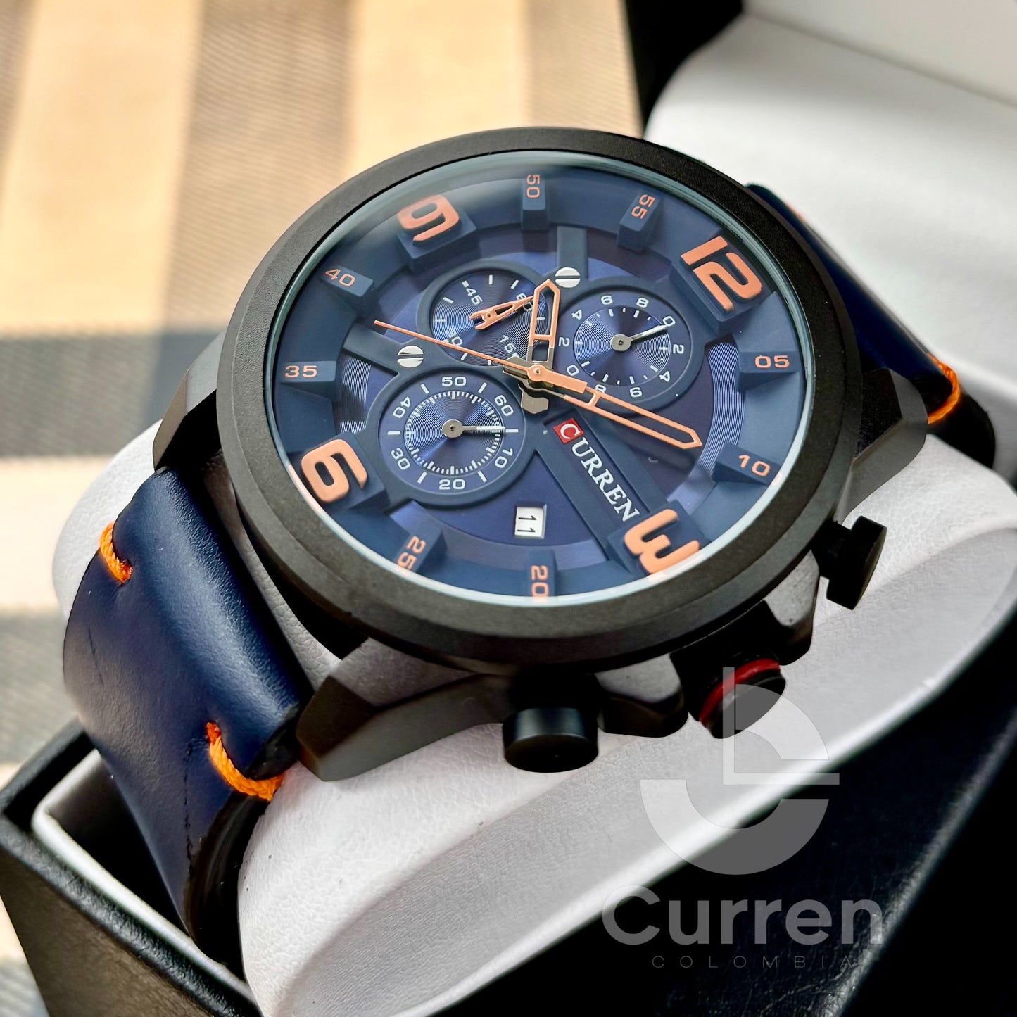 Reloj de Hombre Curren 8288+ Esfero Curren+ Bolsa de Regalo