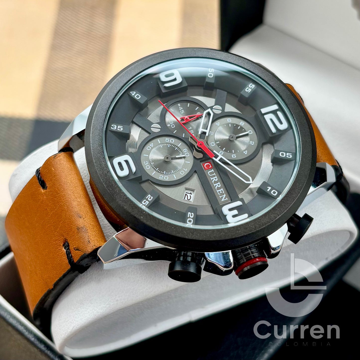Reloj de Hombre Curren 8288+ Esfero Curren+ Bolsa de Regalo