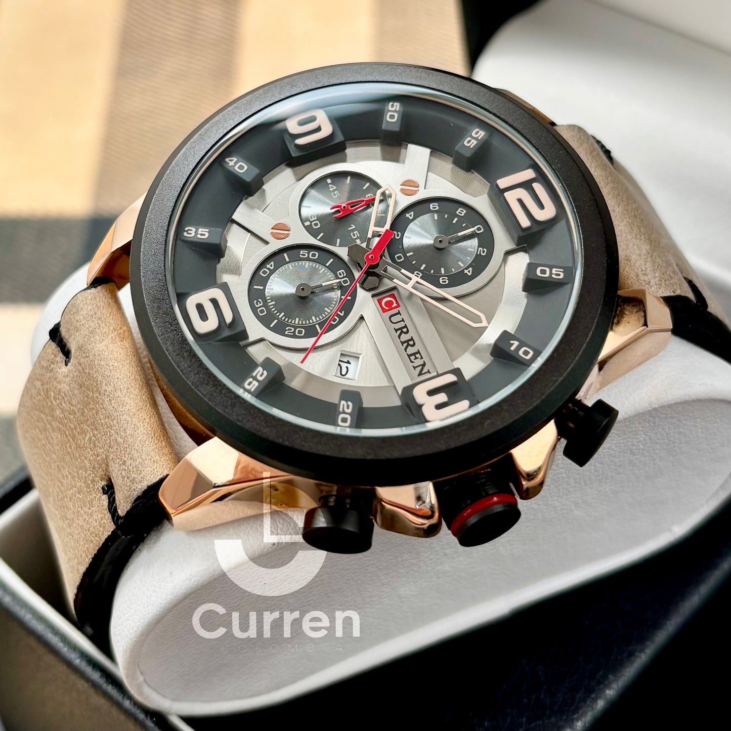 Reloj de Hombre Curren 8288+ Esfero Curren+ Bolsa de Regalo