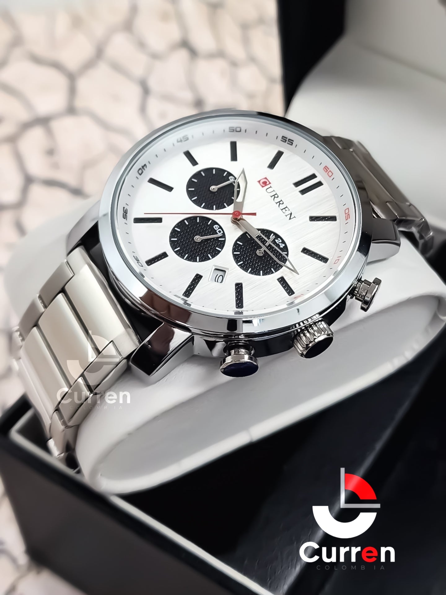 Reloj hombre Curren 8315+ Esfero Curren+ Bolsa de Regalo