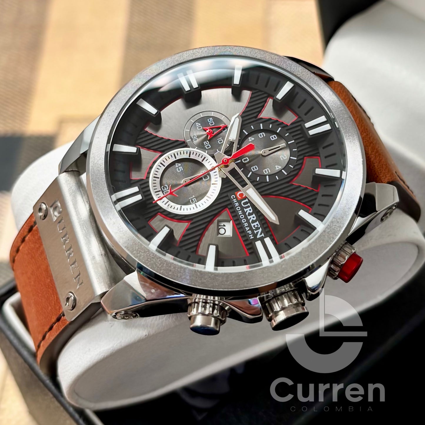 Reloj de Hombre Curren 8346+ Esfero Curren+ Bolsa de Regalo