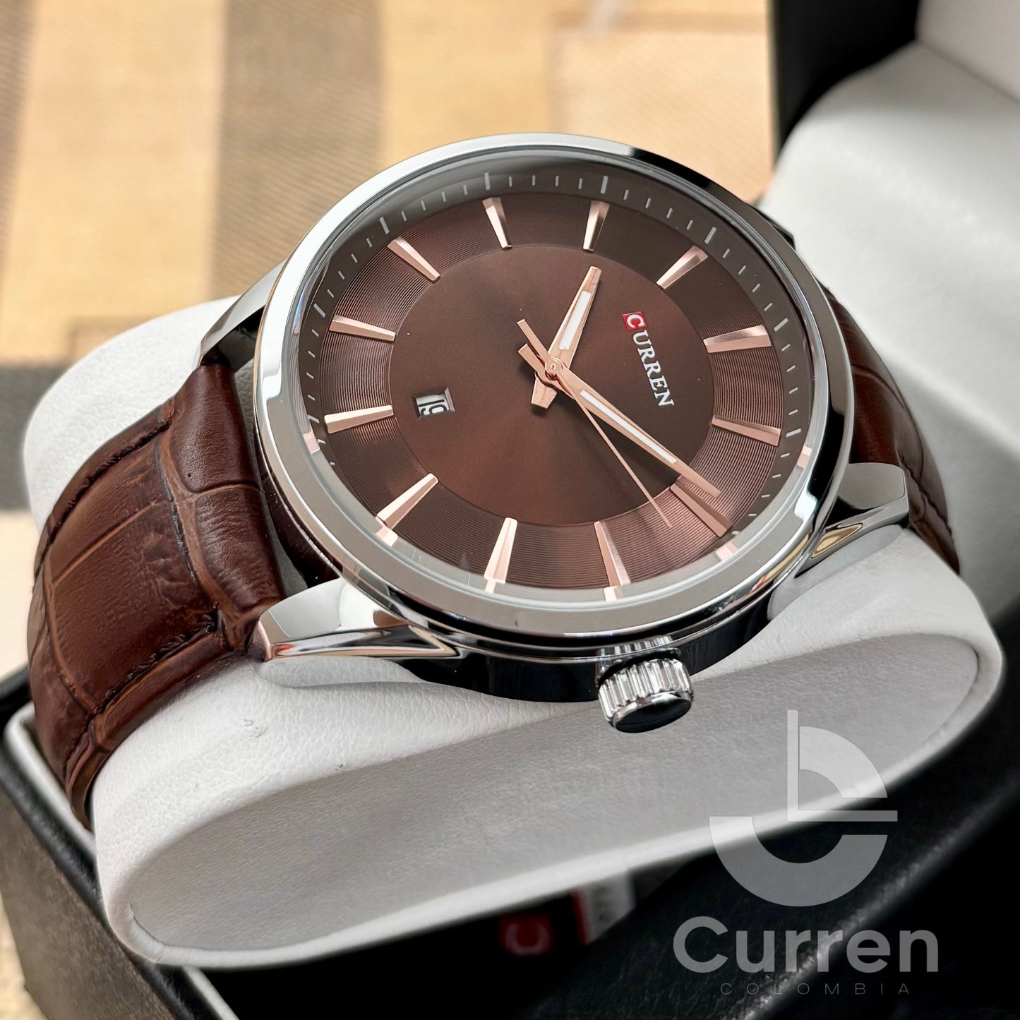 Reloj de Hombre Curren 8365 + Esfero Curren+ Bolsa de Regalo