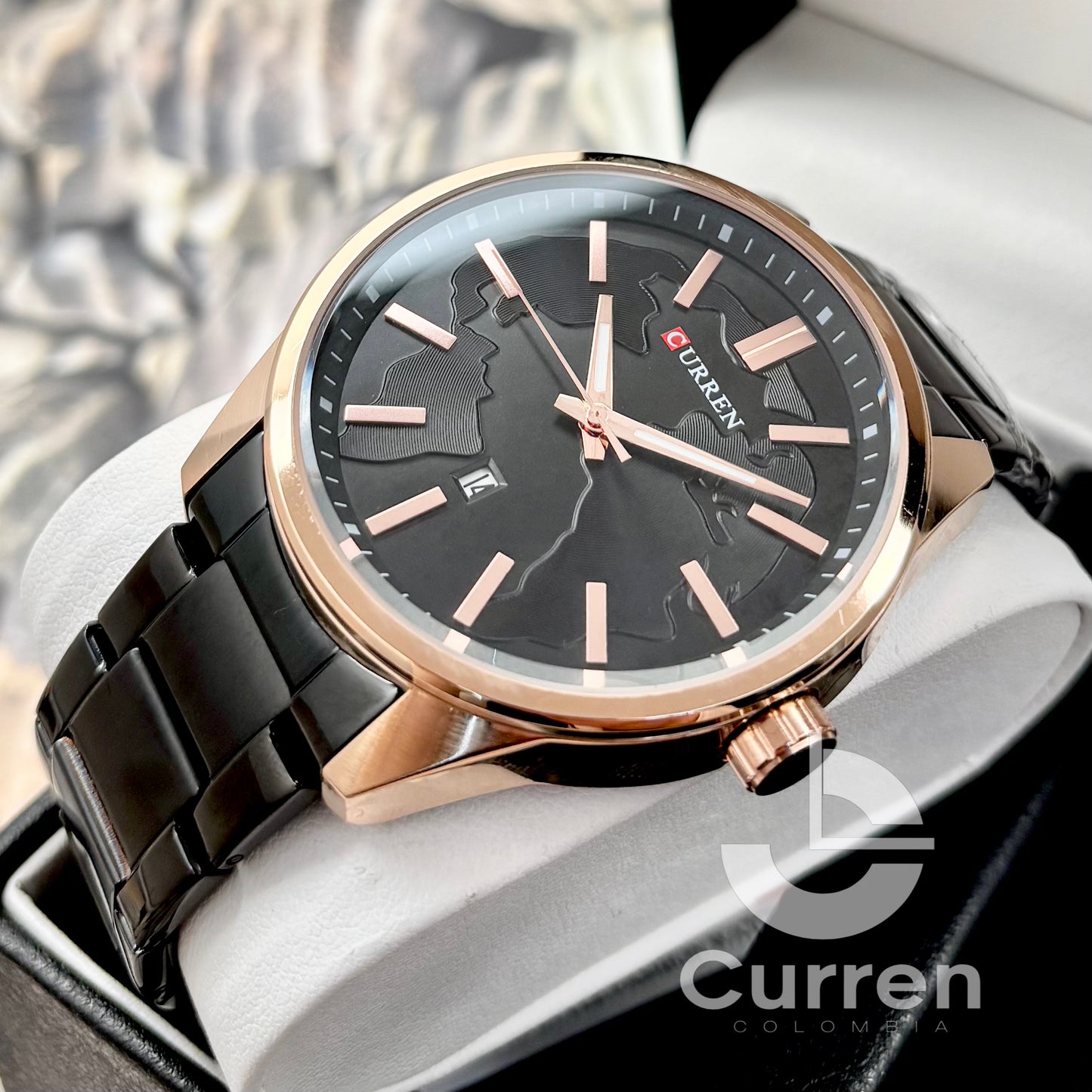 Reloj de Hombre Curren 8366 + Esfero Curren+ Bolsa de Regalo