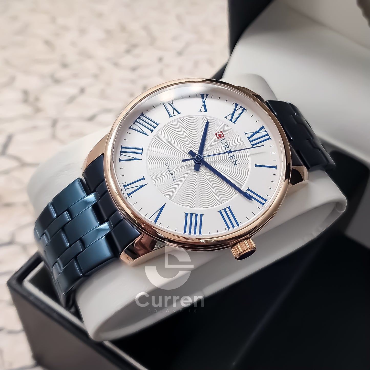 Reloj de Hombre Curren 8422 + Esfero Curren+ Bolsa de Regalo