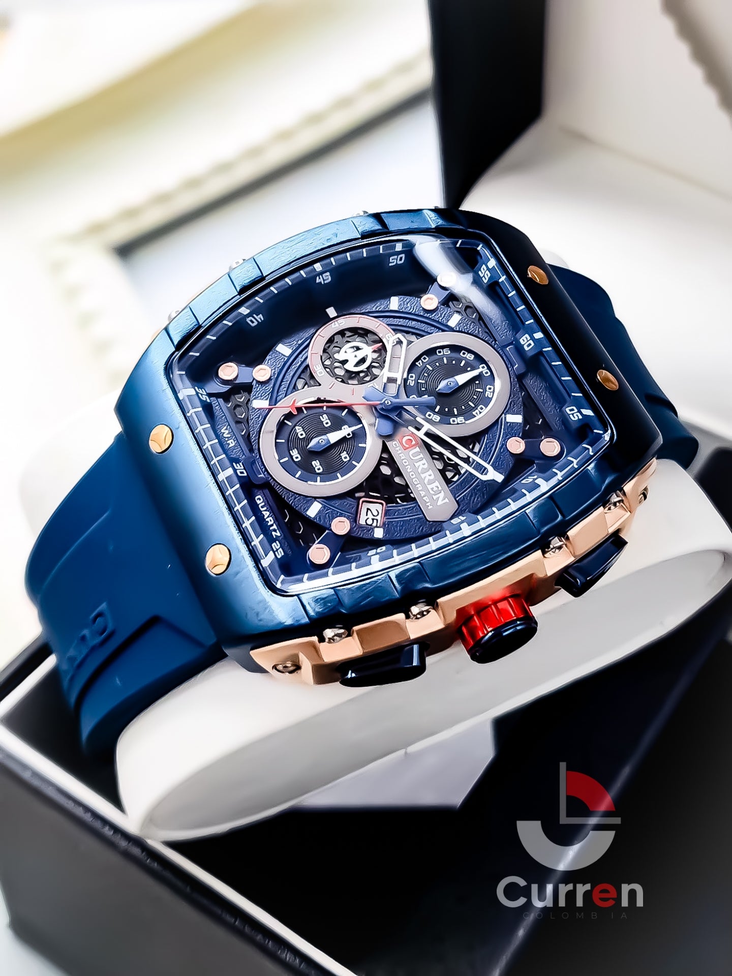 Reloj de Hombre Curren 8442+ Esfero Curren+ Bolsa de Regalo
