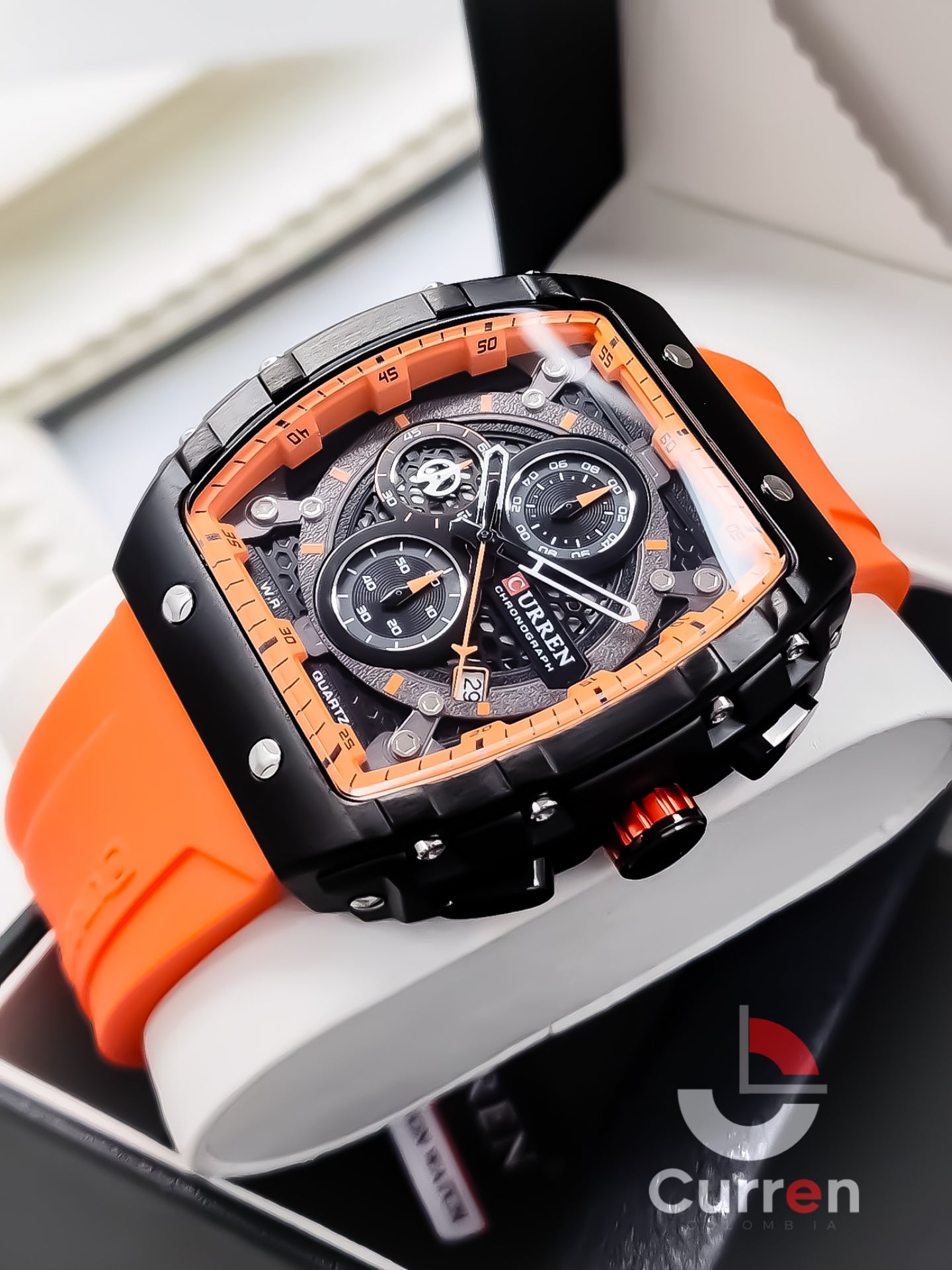 Reloj de Hombre Curren 8442+ Esfero Curren+ Bolsa de Regalo