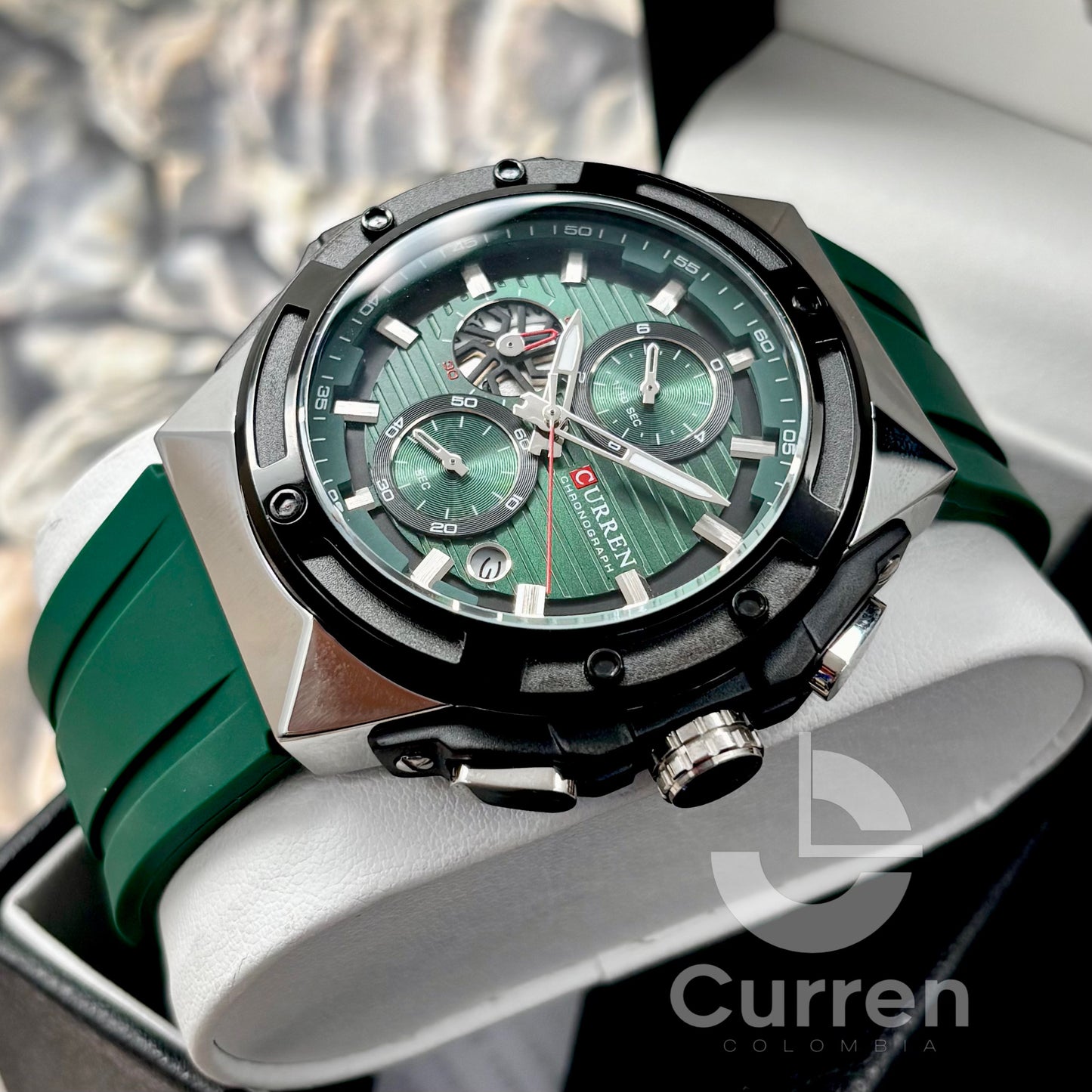 Reloj de Hombre Curren 8462+ Esfero Curren+ Bolsa de Regalo