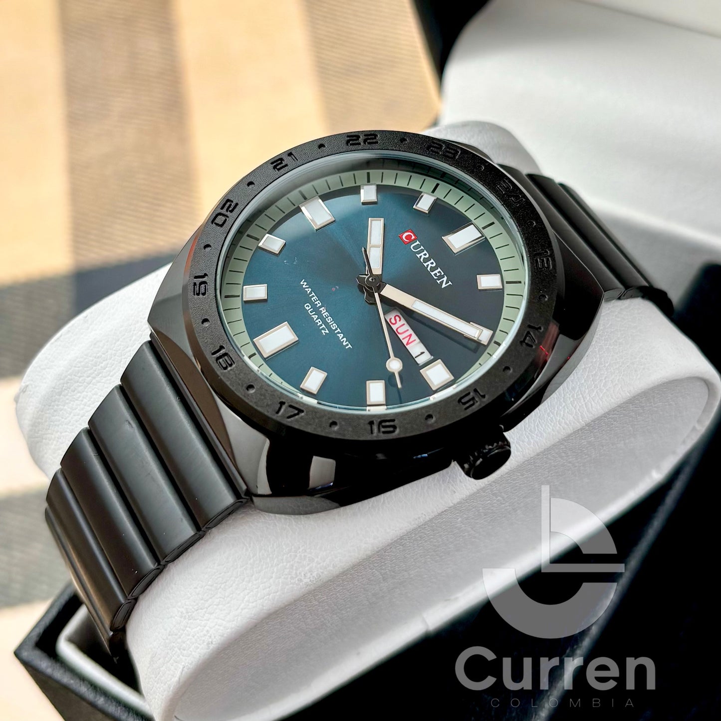 Reloj de Hombre Curren 8473 + Esfero Curren+ Bolsa de Regalo
