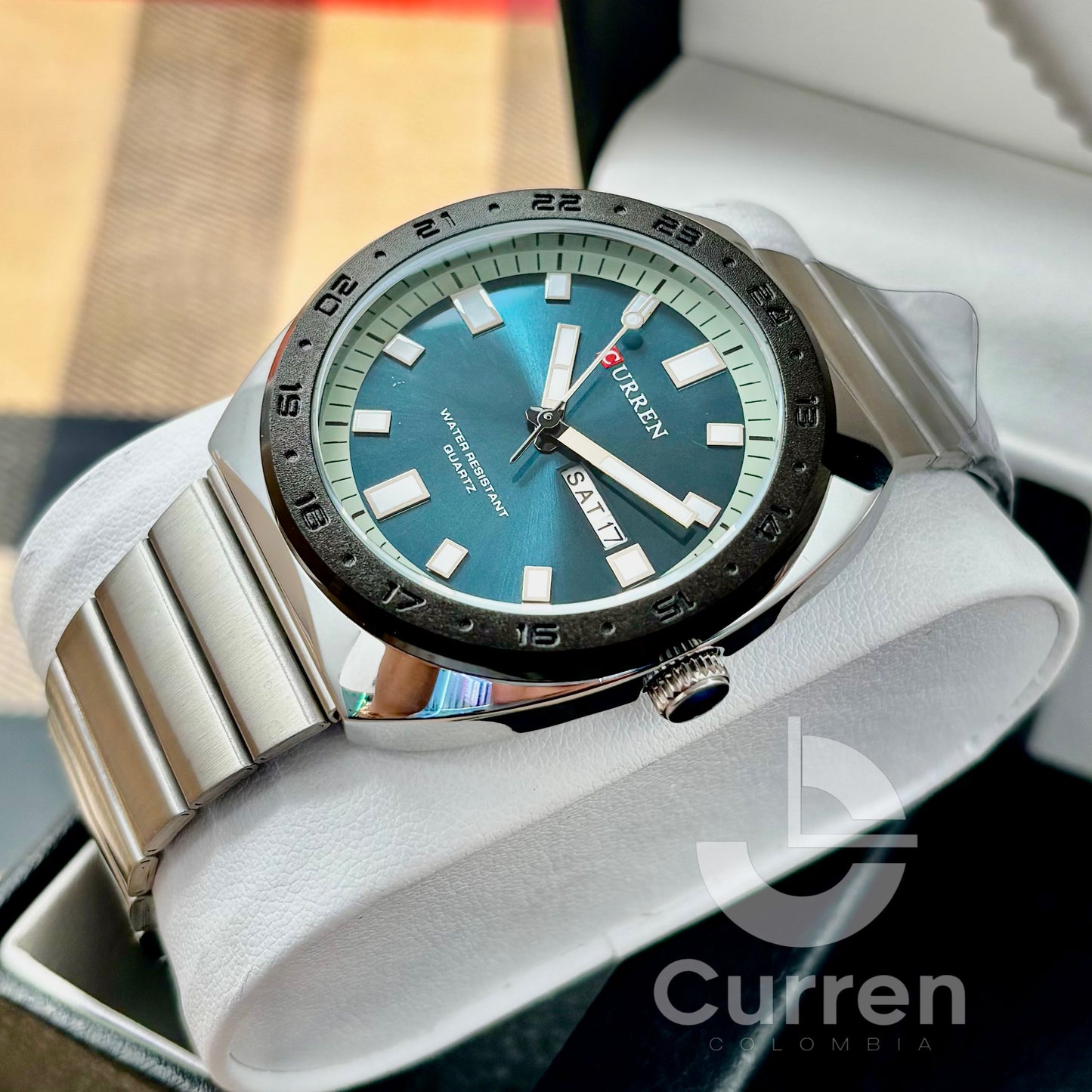 Reloj de Hombre Curren 8473 + Esfero Curren+ Bolsa de Regalo