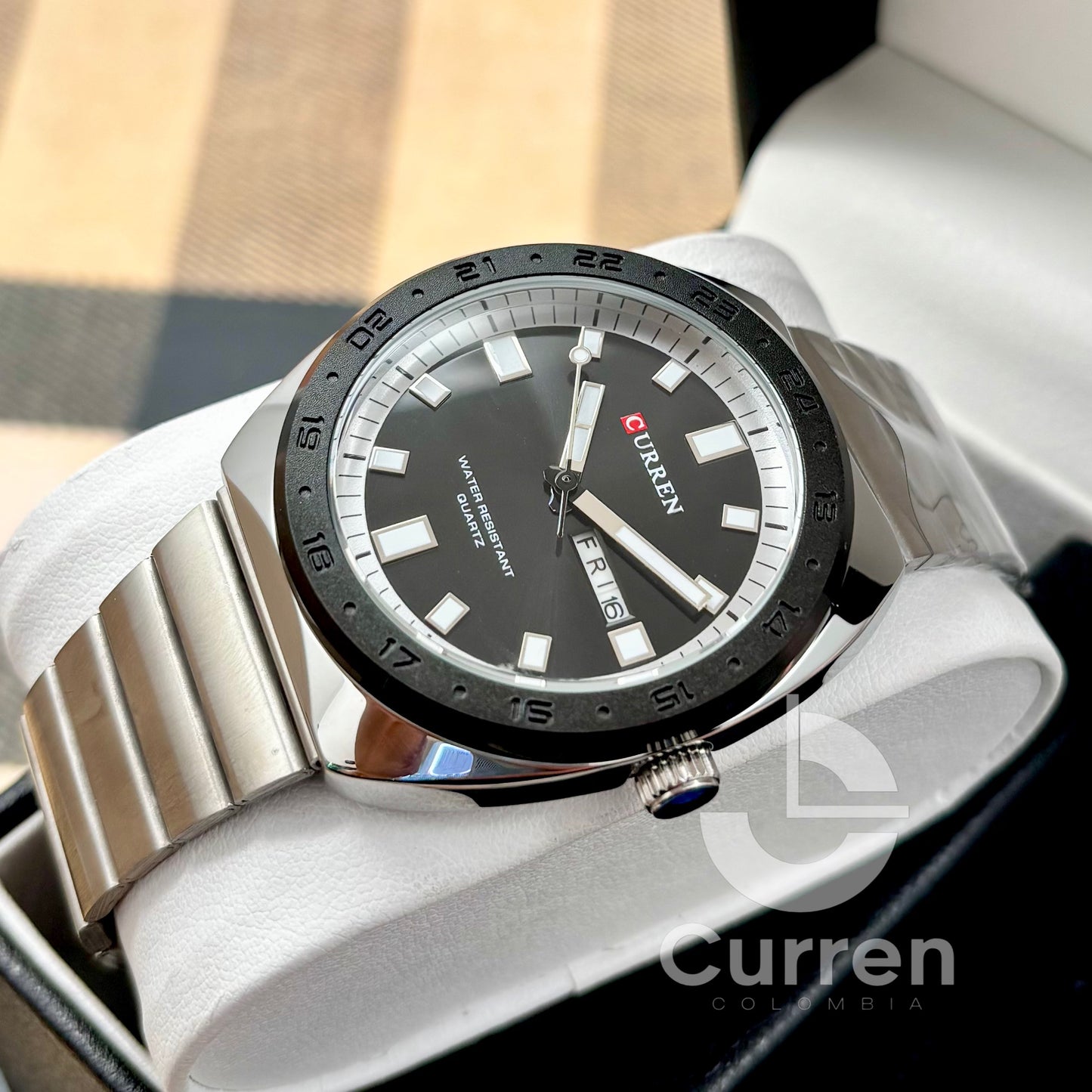 Reloj de Hombre Curren 8473 + Esfero Curren+ Bolsa de Regalo