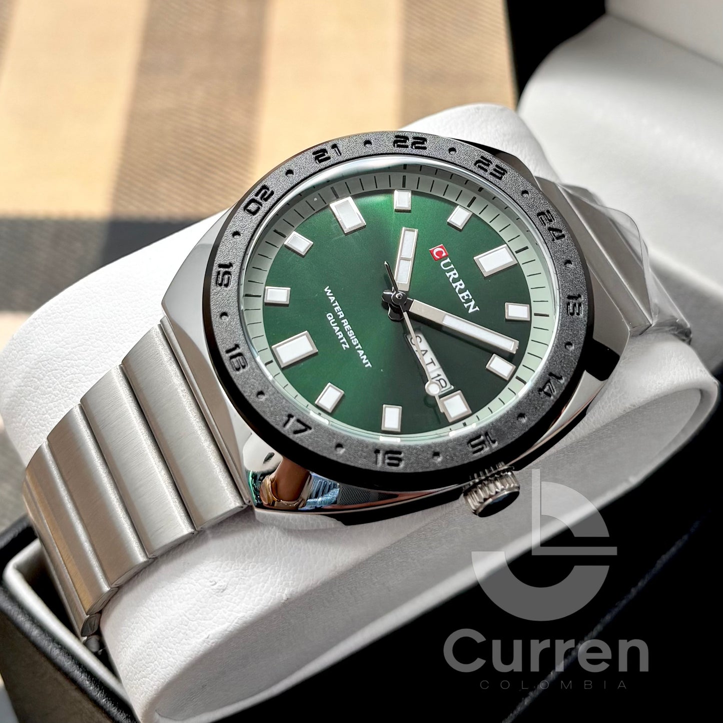 Reloj de Hombre Curren 8473 + Esfero Curren+ Bolsa de Regalo