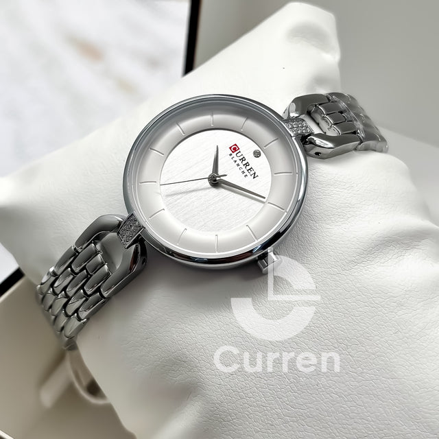 Reloj de Dama Curren 9052  + Esfero Curren+ Bolsa de Regalo