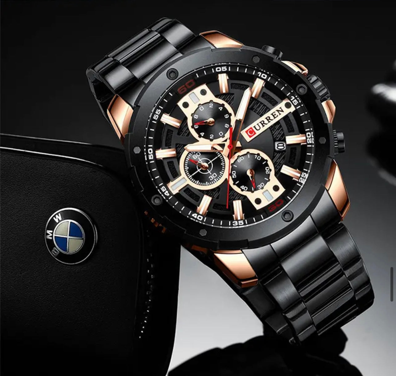 Reloj de Hombre Curren 8336 + Esfero Curren+ Bolsa de Regalo