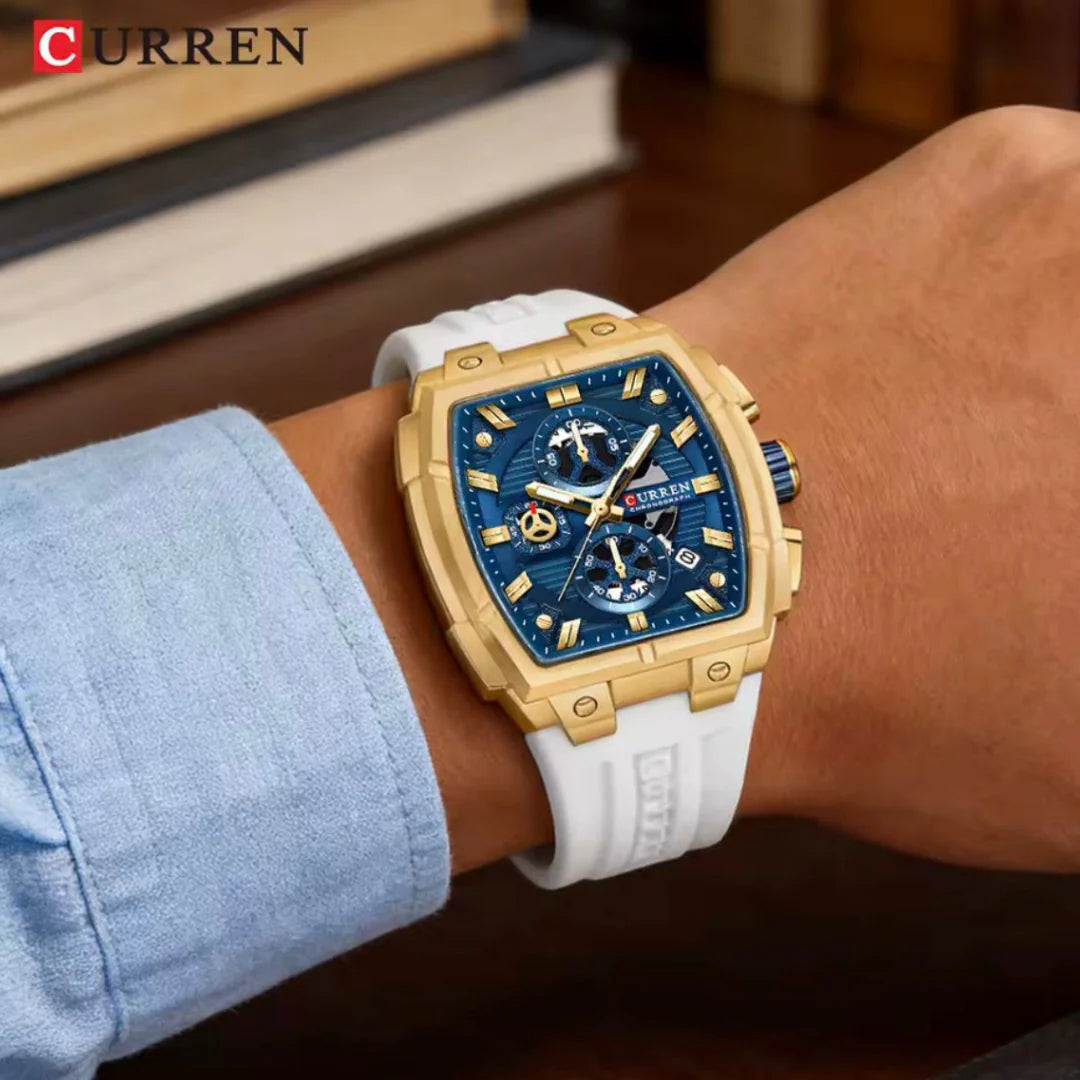 Reloj de Hombre Curren 8488 + Esfero Curren+ Bolsa de Regalo