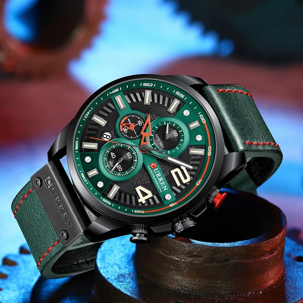 Reloj de Hombre Curren 8393+ Esfero Curren+ Bolsa de Regalo