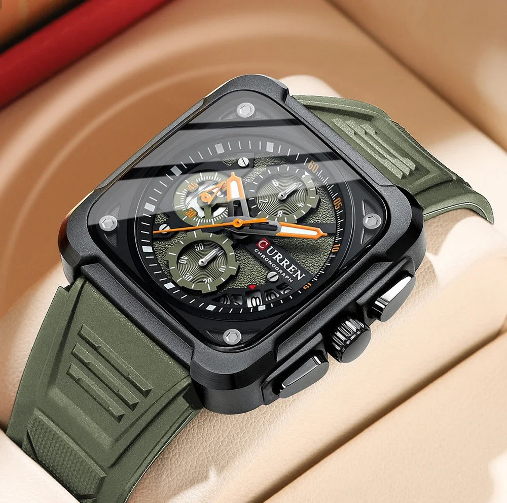 Reloj De Hombre Curren 8461 + Esfero Curren+ Bolsa de Regalo