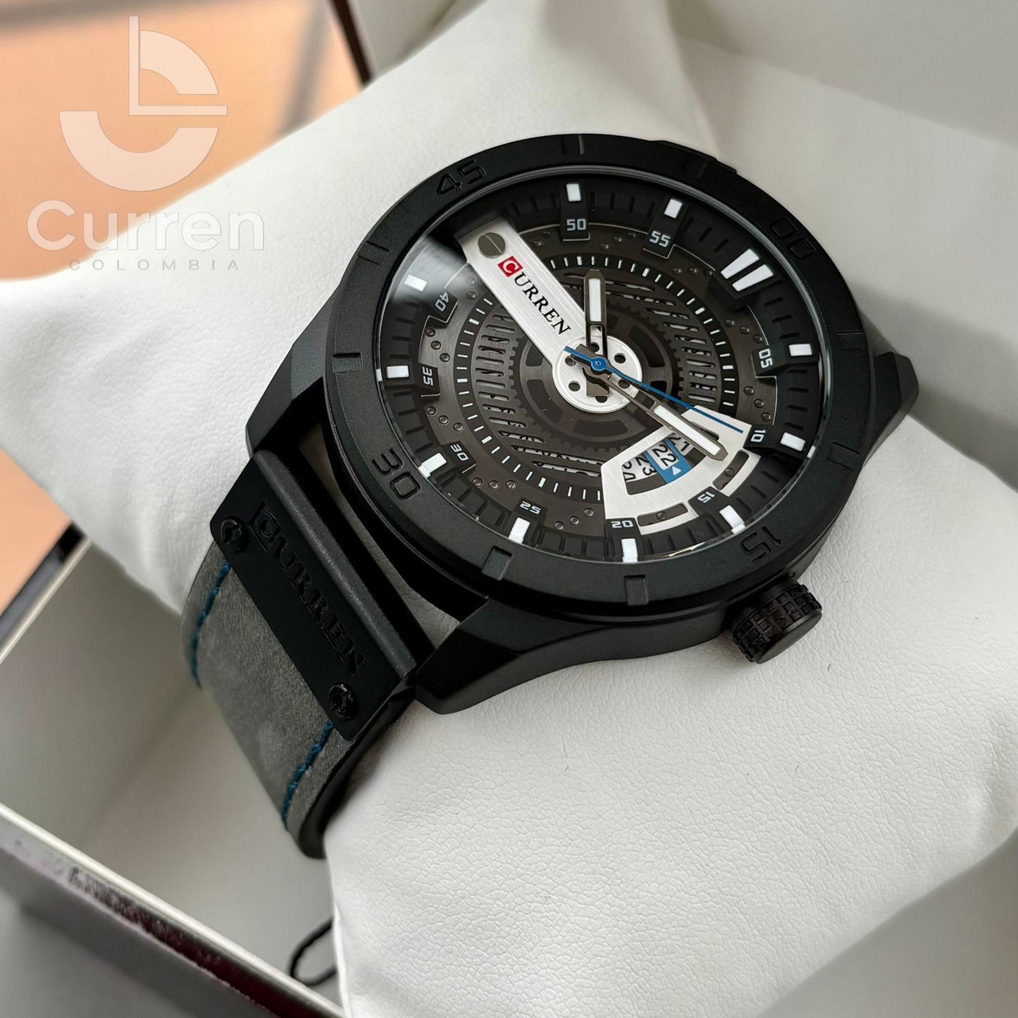 Reloj de Hombre Curren 8301+ Esfero Curren+ Bolsa de Regalo