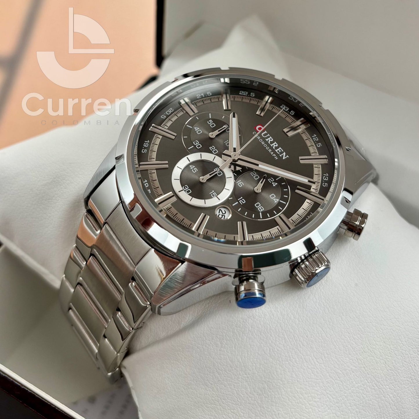Reloj de Hombre Curren 8355 + Esfero Curren+ Bolsa de Regalo