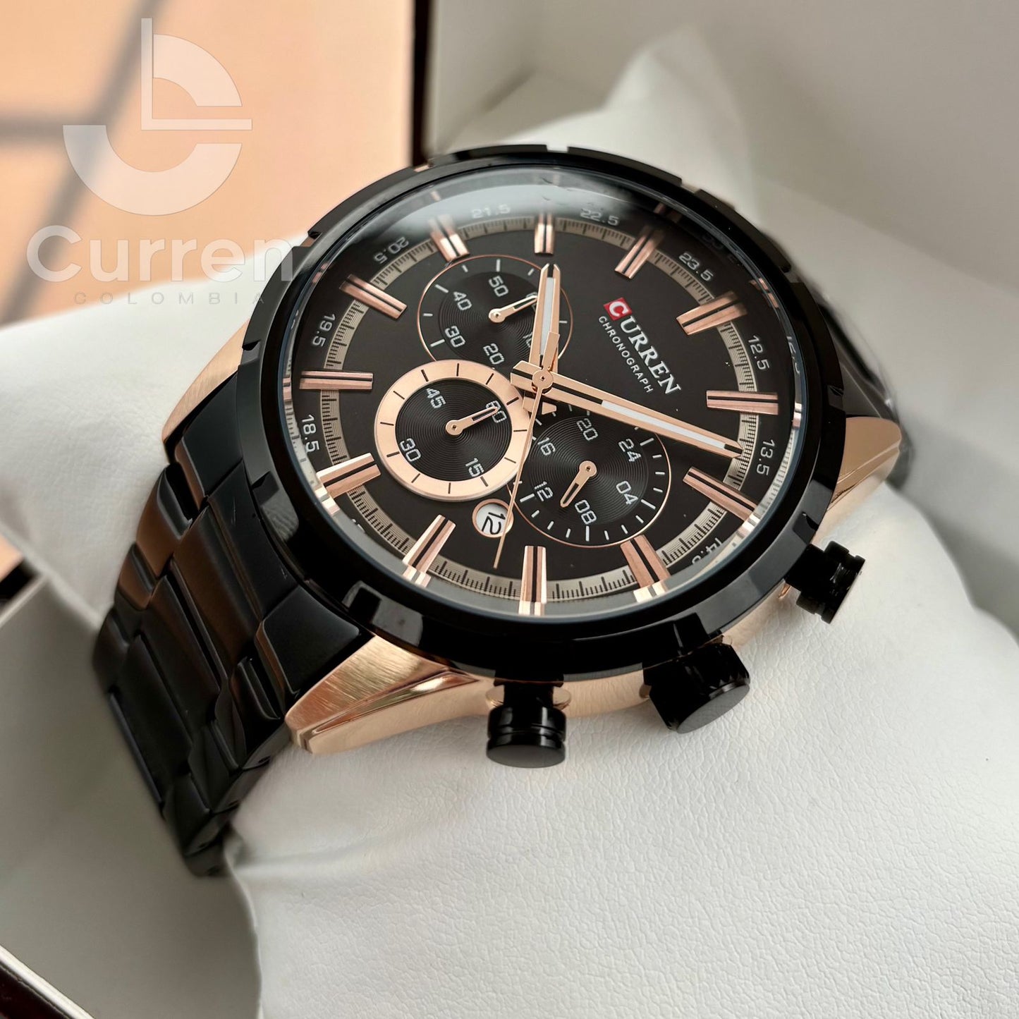 Reloj de Hombre Curren 8355 + Esfero Curren+ Bolsa de Regalo