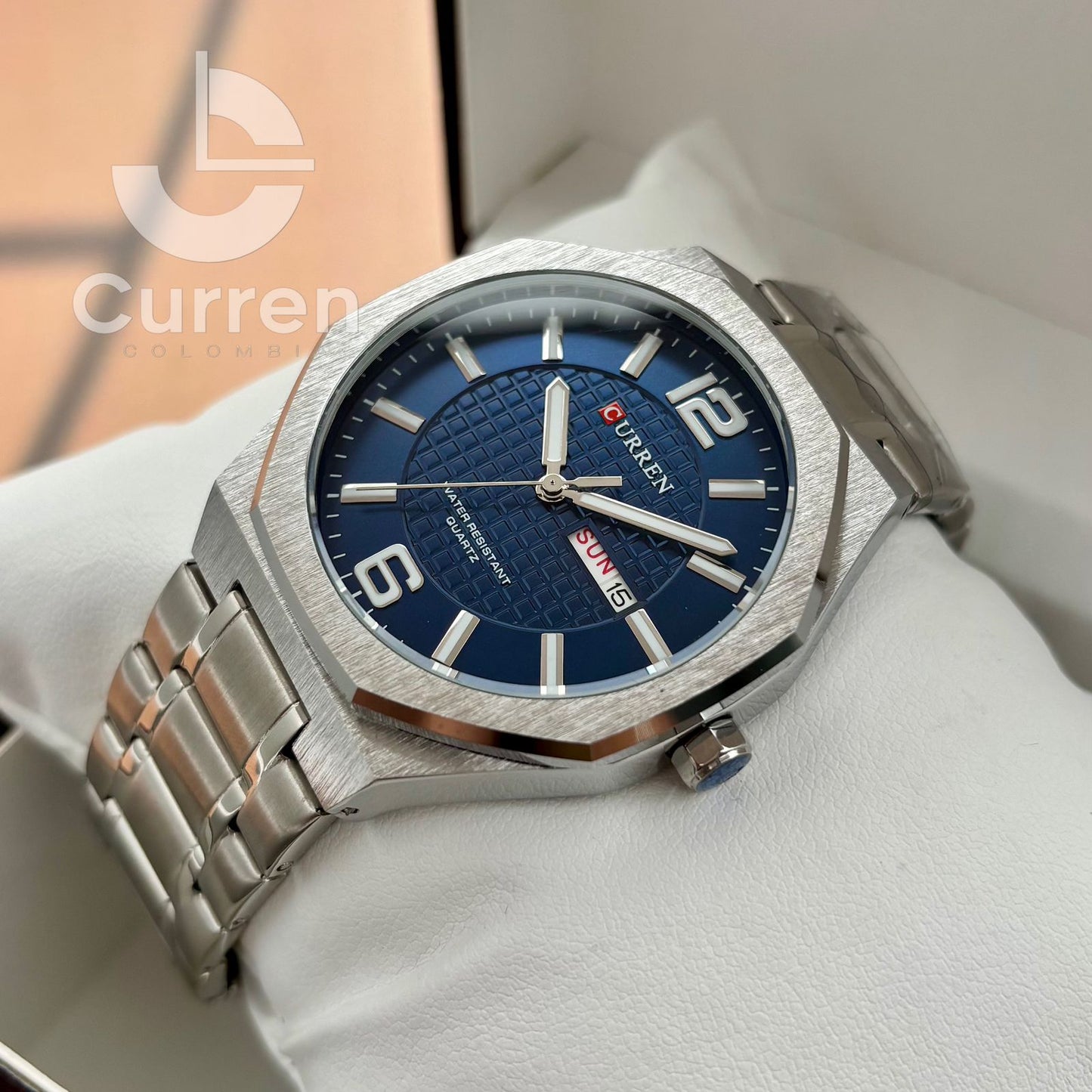 Reloj de Hombre Curren 8476+ Esfero Curren+ Bolsa de Regalo