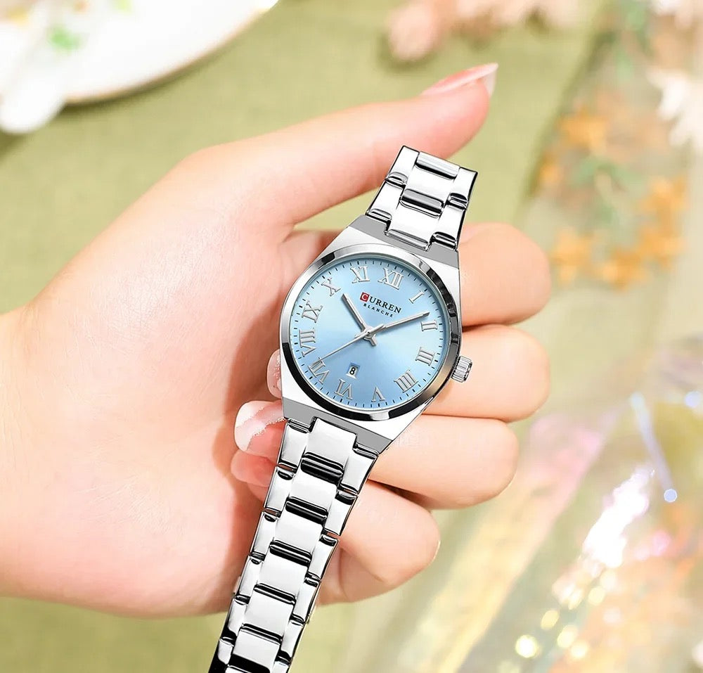 Reloj de Dama Curren 9095+ Esfero Curren+ Bolsa de Regalo