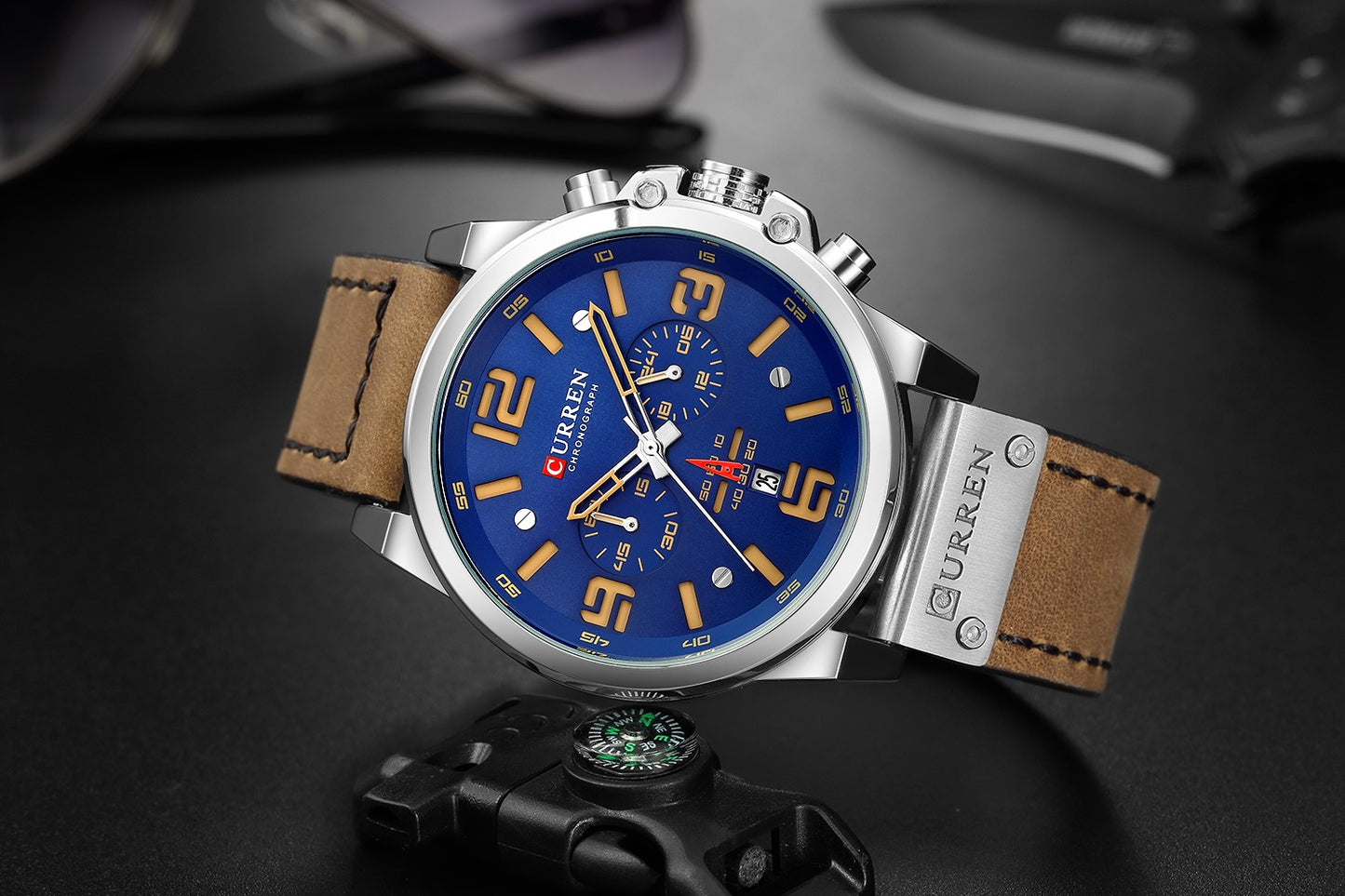 Reloj de Hombre Curren 8314+ Esfero Curren+ Bolsa de Regalo