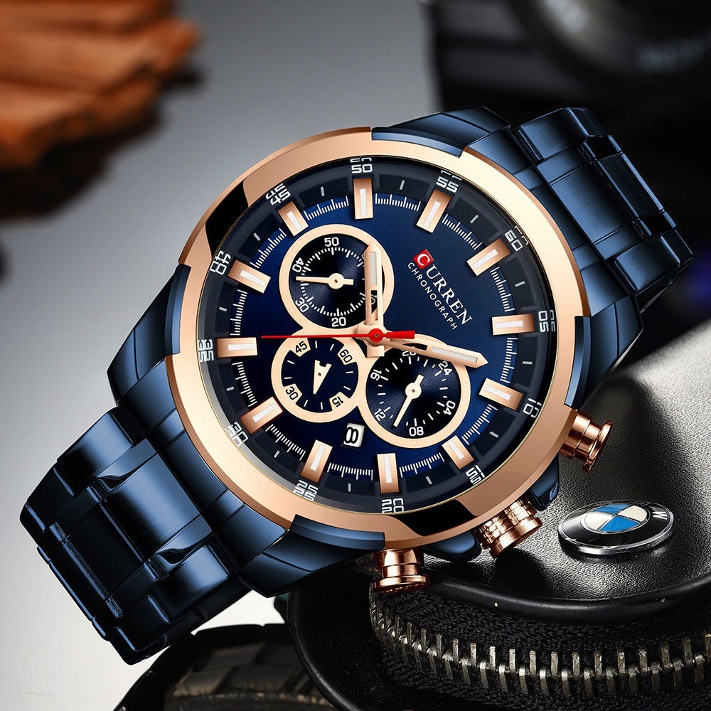 Reloj de Hombre Curren 8361 + Esfero Curren+ Bolsa de Regalo