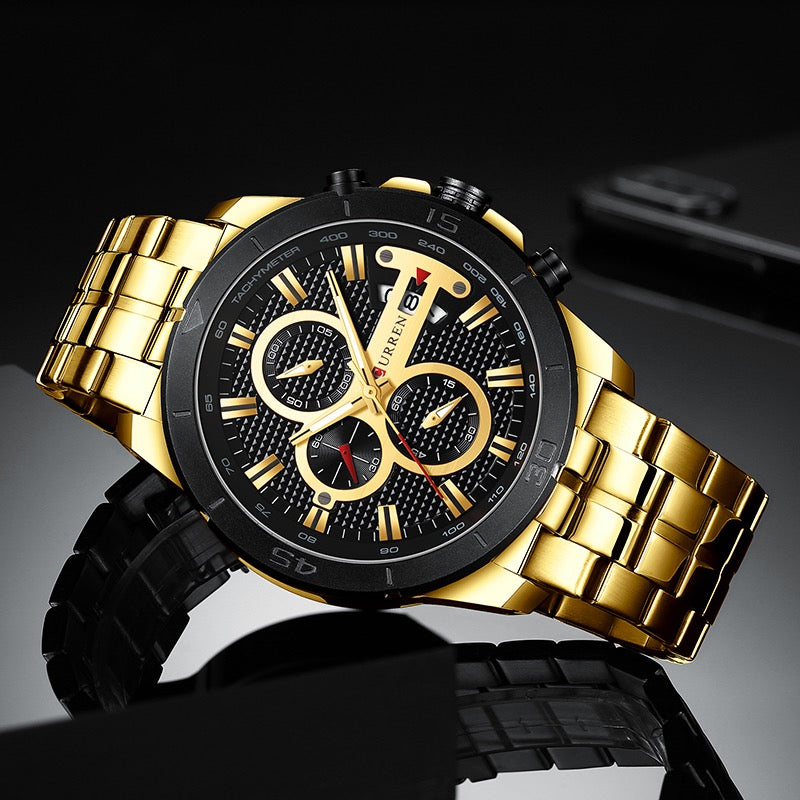 Reloj de Hombre Curren 8337+ Esfero Curren+ Bolsa de Regalo
