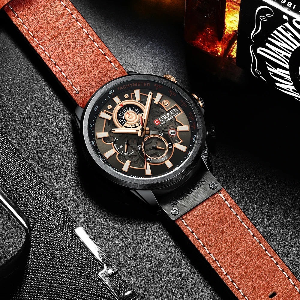 Reloj de Hombre Curren 8380+ Esfero Curren+ Bolsa de Regalo
