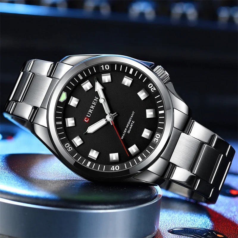 Reloj hombre Curren 8451+ Esfero Curren+ Bolsa de Regalo