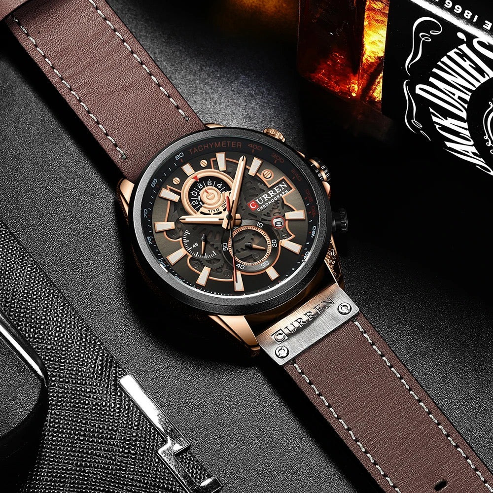 Reloj de Hombre Curren 8380+ Esfero Curren+ Bolsa de Regalo