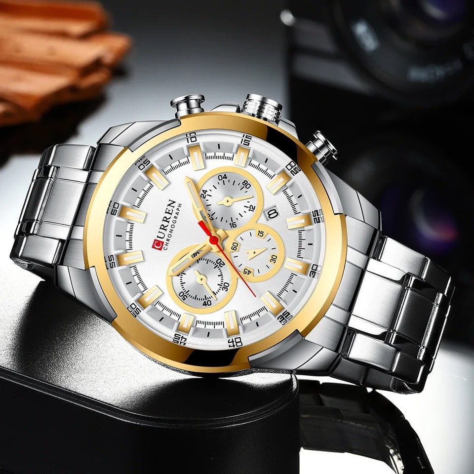 Reloj de Hombre Curren 8361 + Esfero Curren+ Bolsa de Regalo