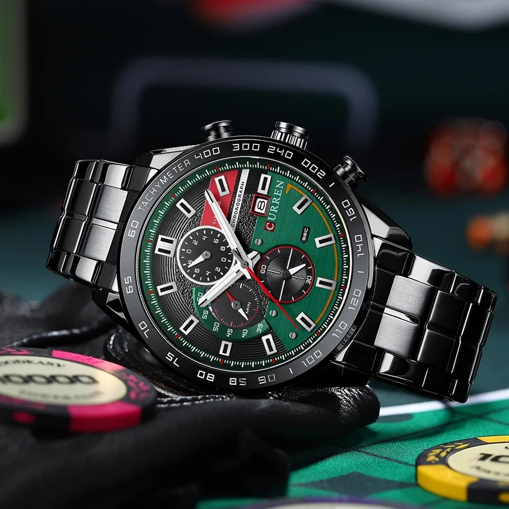 Reloj de Hombre Curren 8410+ Esfero Curren+ Bolsa de Regalo