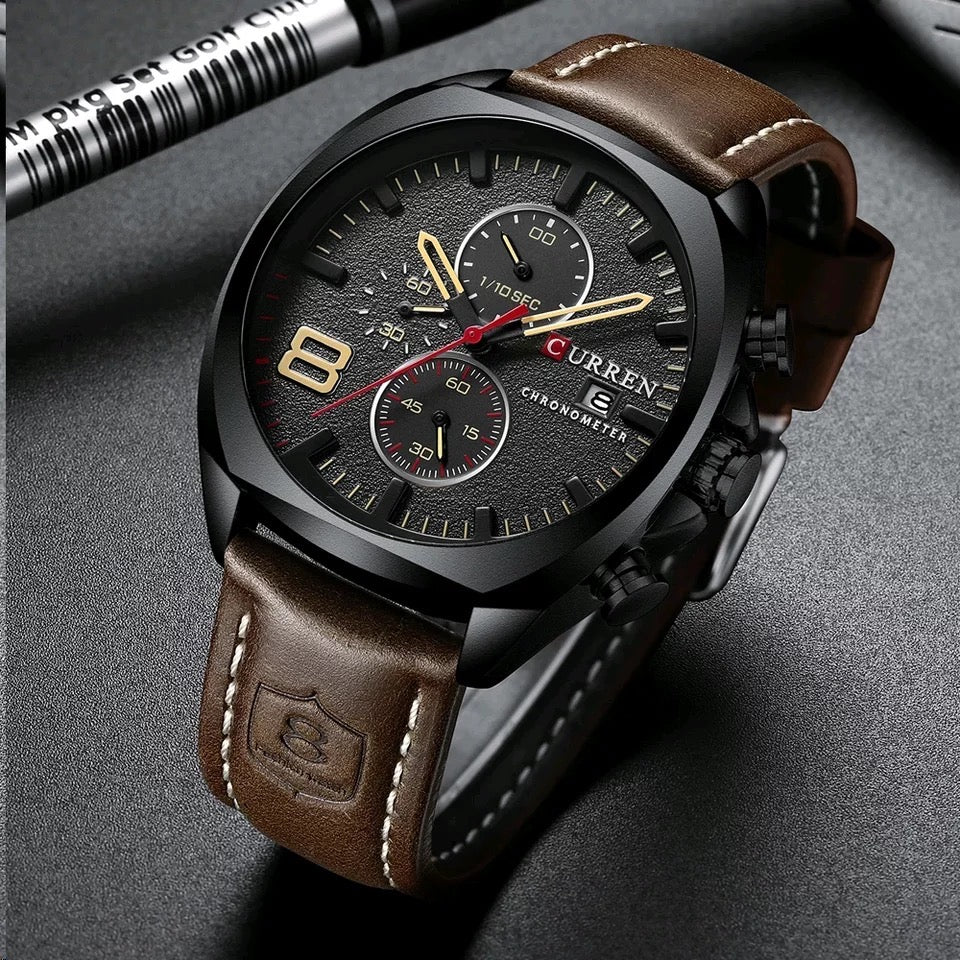 Reloj de Hombre Curren 8324+ Esfero Curren+ Bolsa de Regalo