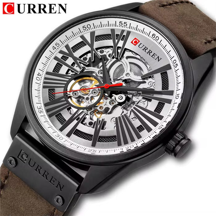 Reloj Automático de Hombre Curren 8299 + Esfero Curren+ Bolsa de Regalo