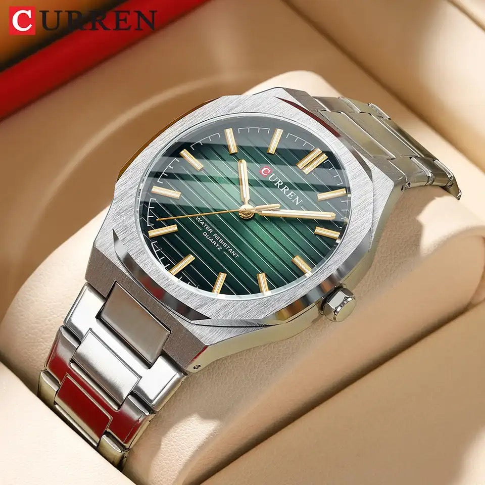 Reloj de Hombre Curren 8456+ Esfero Curren+ Bolsa de Regalo