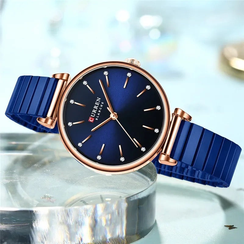 Reloj de Dama Curren 9081+ Esfero Curren+ Bolsa de Regalo