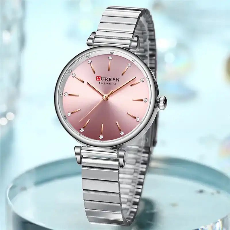 Reloj de Dama Curren 9081+ Esfero Curren+ Bolsa de Regalo