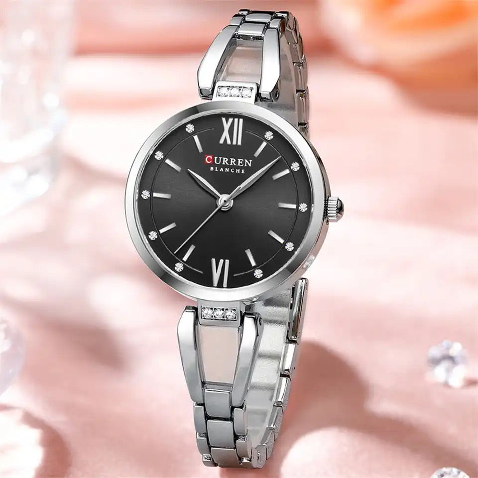 Reloj De Dama Curren 9092+ Esfero Curren+ Bolsa de Regalo