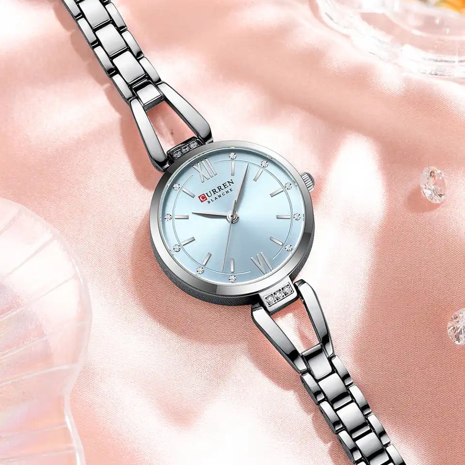 Reloj De Dama Curren 9092+ Esfero Curren+ Bolsa de Regalo