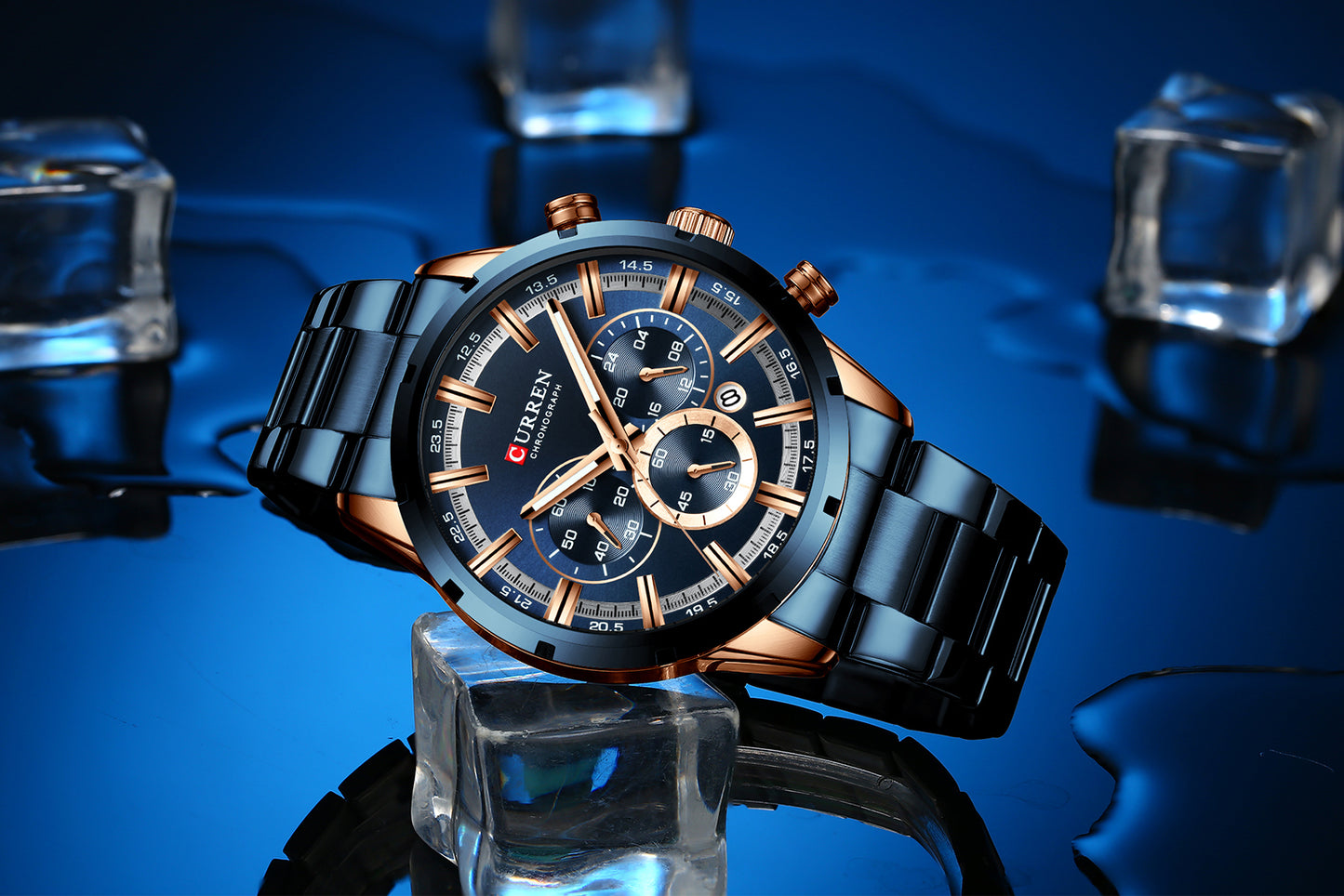 Reloj de Hombre Curren 8355 + Esfero Curren+ Bolsa de Regalo