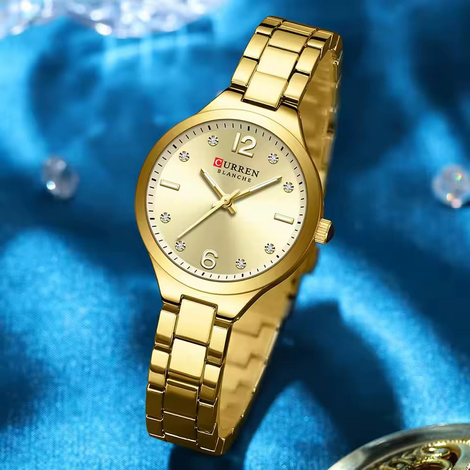 Reloj de Dama Curren 9105+ Esfero Curren+ Bolsa de Regalo
