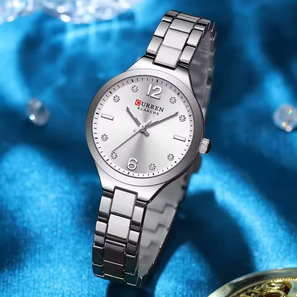 Reloj de Dama Curren 9105+ Esfero Curren+ Bolsa de Regalo