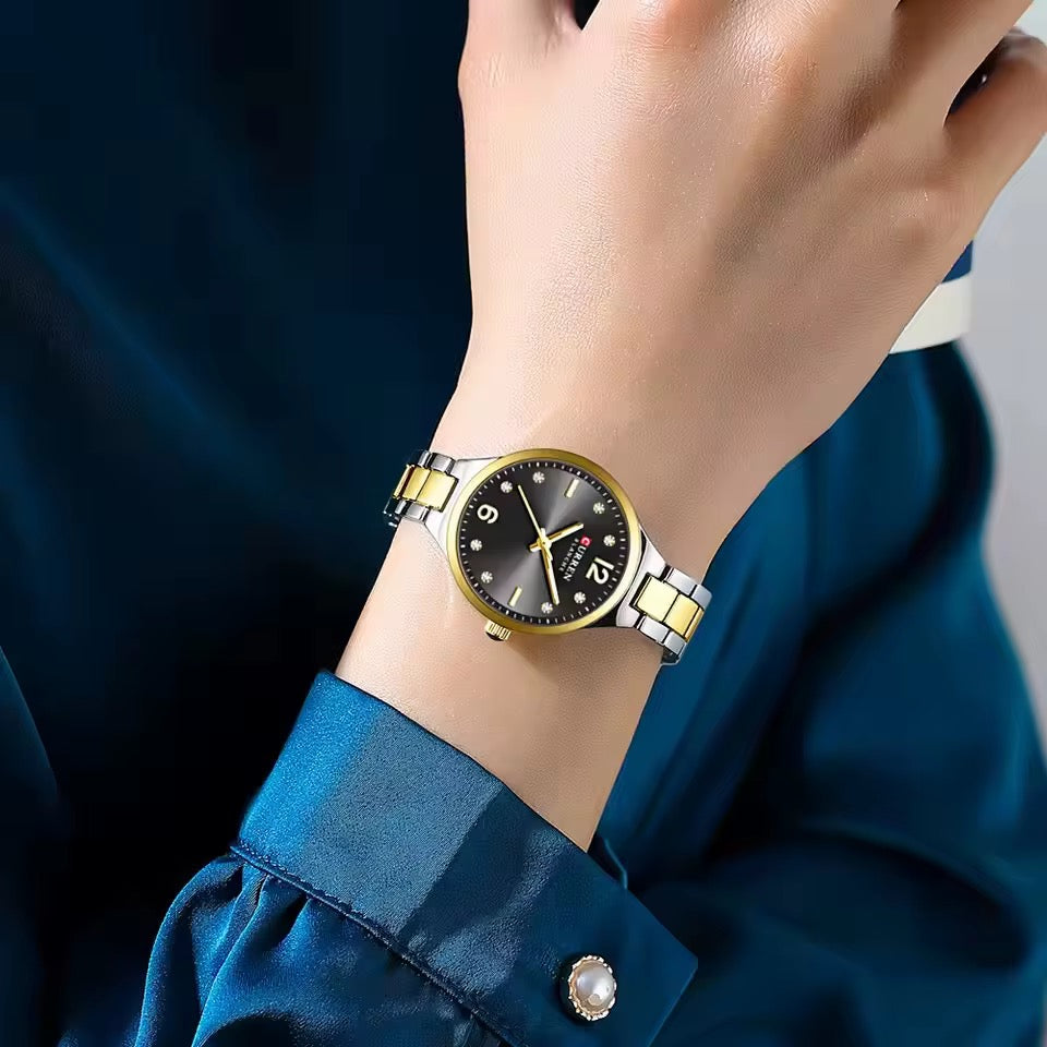 Reloj de Dama Curren 9105+ Esfero Curren+ Bolsa de Regalo