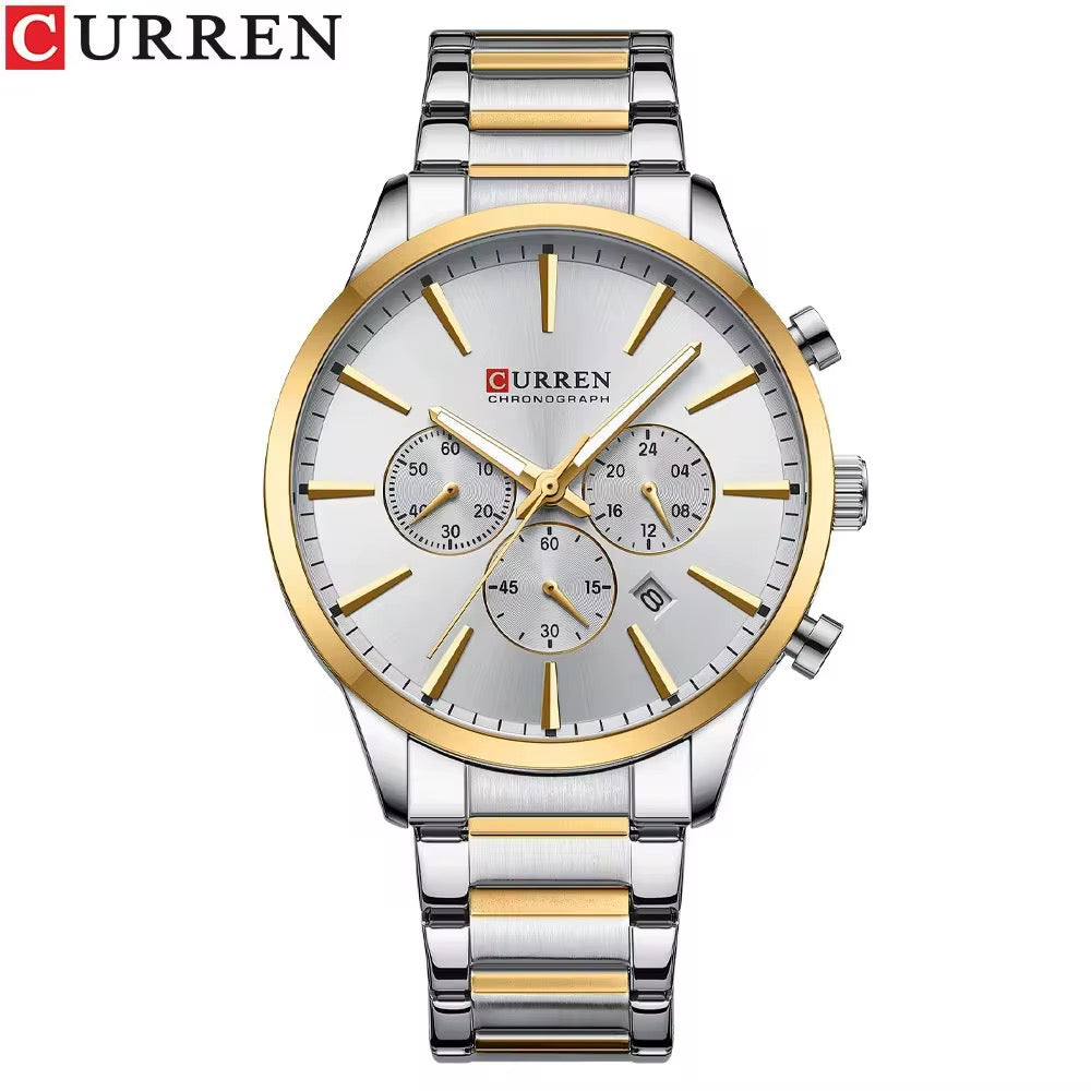 Reloj de Hombre Curren 8435 + Esfero Curren+ Bolsa de Regalo